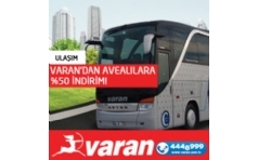 Varan'dan Aveal�lara �zel %50'ye Varan �ndirim!