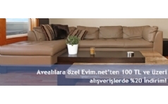 Evim.netten Avea'llara zel %20 ndirim!