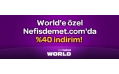 World'e �zel Nefisdemet.com'da %40 �ndirim!