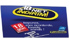 Praktiker'de 18 Gn Boyunca %18 ndirim!