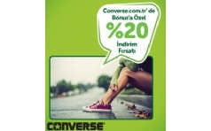 Converse.com.tr'de Bonus'a zel %20 ndirim!