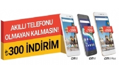 General Mobile Akll Telefon Modellerinde 300 TL ndirim!