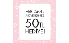 Harvey Nichols ve Brandroom'larda Sevgililer Gn'ne zel 50 TL Hediye eki