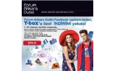 T-Box'tan Forum Ankara'ya �zel �ndirim!
