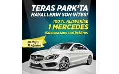 Teras Park AVM Mercedes CLA ekili Kampanyas