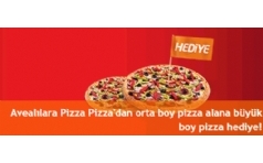 Pizza Pizza'da Avea'llara Byk Boy Pizza Hediye