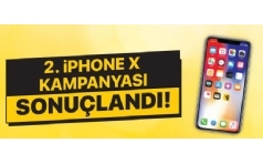 Nesine.com iPhone X Cep Telefonu 2. Dnem ekili Sonucu