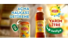 Lipton Ice Tea'den Ama Halkas Getirene Yarm Litre Hediye!