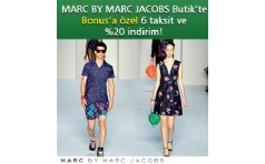 Marc By Marc Jacobs Butik'te Bonus'a zel % 20 indirim ve 6 Taksit!
