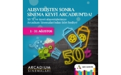 Arcadium'dan Alverie Sinema Bileti Hediye!