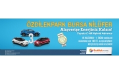 zdilekPark Bursa Nilfer AVM Toyota C-HR ekili Kampanyas