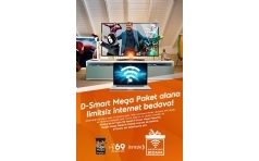 D-Smart Mega Paket Alana Limitsiz nternet Bedava