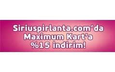 Siriuspirlanta.com'da Maximum'a zel %15 ndirim!