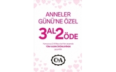 C&A'dan Anneler Gn'ne zel 3 Al 2 de Frsat