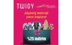 Twigy'de stanbul Shopping Fest'e zel %25 ndirim