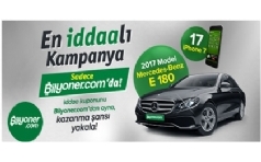 Bilyoner.com Mercedes E180 ve iPhone 7 ekili Sonucu