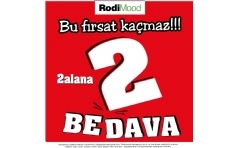 RodiMood'da Tm rnlerde 2 Alana 2 Bedava