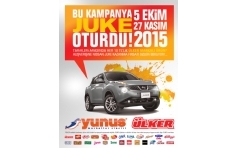 Yunus Market'ten lker Alveriinize Nissan Juke Hediye!