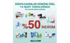 Watson, Dnya Kadnlar Gn'ne zel %50 ndirim Kampanyas!