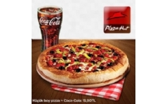 Pizza Hut'tan Coca Cola Krmz Kasallar in 1 Alana 1 Bedava