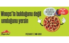 Pizza Hut'ta Woops'lulara zel Byk Boy Pizza 14,90 TL!