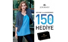 Journey'den Her 500 TL'lik Alveriinizde 150 TL Hediye