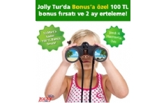 Club Jolly'de Bonus'a �zel 100 TL Bonus !