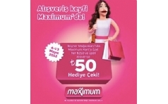 Boyner'de Maximum Kart'a �zel 50 TL Hediye �eki Kampanyas�!