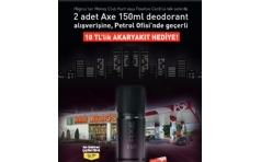 Axe Deodorant Alana 10 TL Akaryakt Hediye!