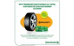 eker Bonus ile MTV deyenlere Continental Lastiklerinde %18 ndirim