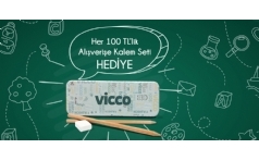 Vicco'dan ocuklara Kalem Seti Hediye!