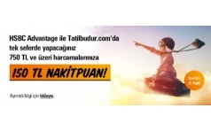 Tatilbudur.com'da Advantage zel 150 TL NakitPuan Hediye!