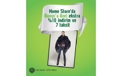 Home Store'da Bonus'a zel %10 ndirim ve 7 Taksit!