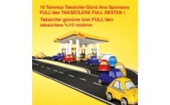 FULL'den Taksicilere %10 ndirim!
