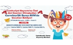 Cumhuriyet Bayramna zel Akl Oyunlar Olimpiyatlar CarrefourSA Bursa'da