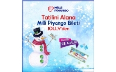 Jolly'den Milli Piyango Ylba Biletin Hediye