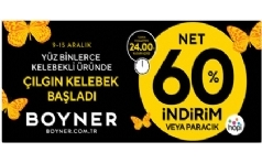 Boyner'de Yln Son lgn Kelebek ndirimi Balad