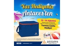 Antares'ten Alışverişe Termos Çanta Hediye