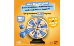 Okul Alveriini Beylikdz Migros'tan Yapan Hediyesini Annda Kazanyor
