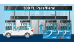 Paraf ile Akaryakt Harcamalarnza 300 TL ParafPara