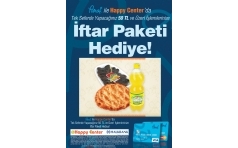 Paraf ile Happy Center'da ftar Paketi Hediye!