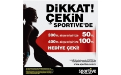 Sportive'de 100 TL'ye Varan Hediye eki