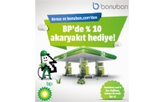 Bonus ile Bonubon.com'dan 50 TL'ye BP'de 55 TL'lik Akaryakt Hediye!
