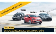 Opel Test Sr ekili Kampanyas - Opel Astra Hediye