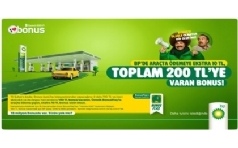 BP stasyonlarnda Bonus'lulara 200 TL Bonus Hediye