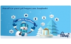 Paraf'tan Yeni Yıla Özel 400 TL ParafPara Hediye