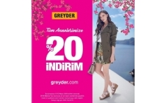 Greyder'den Anneler Gn'ne zel %20 ndirim