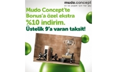 Mudo Concept'te Bonus'a zel Ekstra %10 ndirim