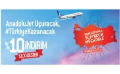 AnadoluJet'ten Enflasyonla Mcadeleye %10 ndirimle Destek!