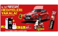 Nescafe 31 Arada ekili 2023 - BMW 118i ve iPhone 14 Hediye